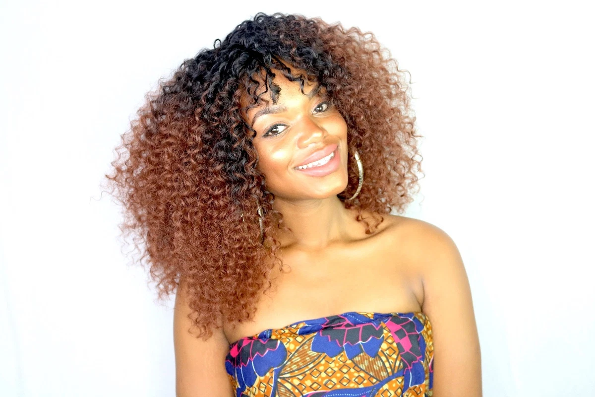 Island Curls Curly long lasting fibre hair for crochet braids and