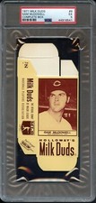 1971 MILK DUDS COMPLETE BOX 9 SAM MCDOWELL COMPLETE BOX PSA EX 5 