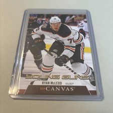 2020-21 Ryan McLeod Upper Deck Rookie Young Guns Canvas Edmonton Oilers Hockey