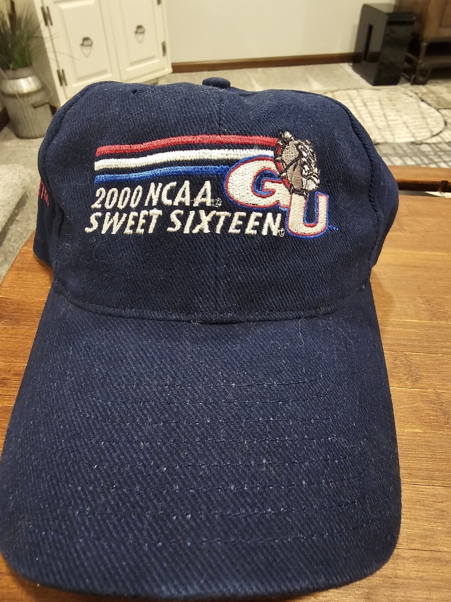 Vintage 2000 NCAA Sweet Sixteen Gonzaga Bulldogs Hat Cap Strap