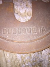 The Addams company 10 inch stove damper Dubuque Iowa