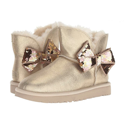 ugg mini sequin bow boot