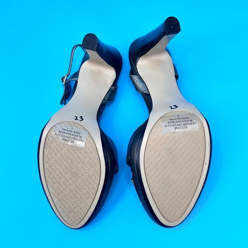 NWT BANDOLINO BDZOHRA METALLIC PEWTER & SILVER LEATHER STRAPPY SANDALS - 7.5M - Picture 9 of 10