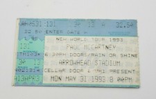 Paul McCartney Concert Ticket Stub New World Tour 1993 Arrowhead Stadium