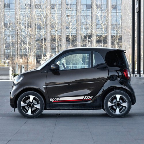 Sport Stripes Side Skirt Sticker For Smart Fortwo w453 w451 Car Door ...