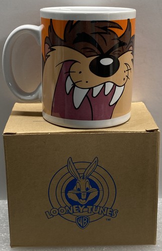 1998 Avon Looney Tunes Taz / Tasmanian Devil Coffee Mug Gibson Great Gift NOS - Picture 3 of 4
