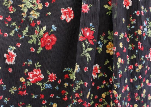 Bailey 44 Anthropologie Irina Black Floral Smocked Turtleneck Mini Shift Dress M - Picture 8 of 8