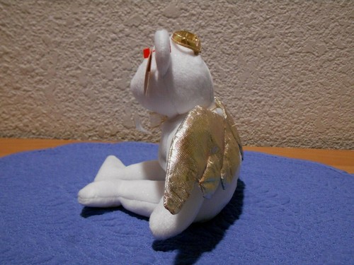 TY Beanie Baby HALO II Bear Angel Beanie Baby 2000 Original Purchase Tag - Picture 2 of 9