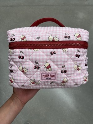 Pooh's Farm Winnie The Pooh pink cosmetic bag. Disney Primark exclusive
