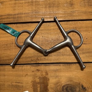 Heavy Full Cheek Snaffle, 5” Used English Bit Horse Bit Used English Tack EUC