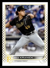Max Kranick 2022 Topps Gold Star SP #325 Pittsburgh Pirates Rookie RC *030