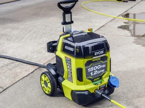 RYOBI 40V HP Brushless Whisper Series 1500 PSI 1.2 GPM - RY40PW15VNM - Picture 3 of 5