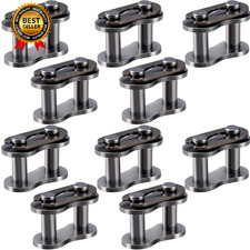 10Pcs 35 Chain Master Link Roller Steel Alloy Heavy Duty Connector for Bike...