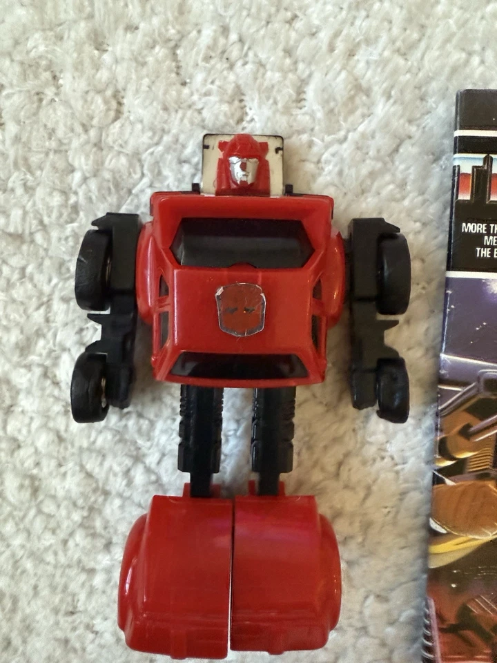 Transformers G1 Autobut Cliffjumper красный 100% полный Hasbro Takara 1984 - Изображение 2 из 4