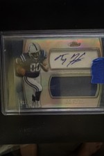 2012 Topps Finest - Autographed Jumbo Relic T.Y. Hilton #AJR-TYH Refractor /1368