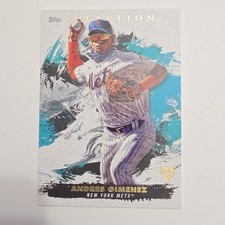 Topps 2021 Inception Andres Gimenez Rookie New York Mets #69 Baseball Card. rookie card picture