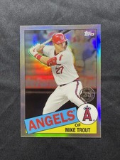 2020 Topps Chrome Ben Baller Edition - 1985 Topps Baseball Mike Trout #85TC-1