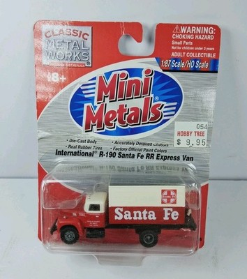 Mini Metals International R-190 Santa Fe RR Express Van Truck NEW 1:87