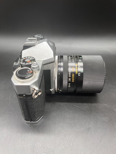 VINTAGE Pentax K1000 Trim SE 35 mm fotocamera pellicola con obiettivi Tamron 28 mm e 90 mm | borsa - Foto 4 di 14