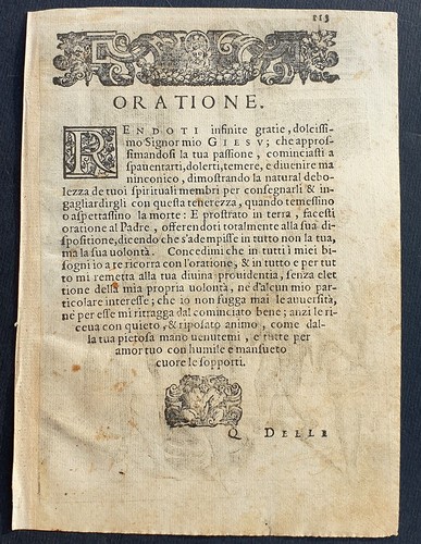 stampa antica crocifissione gesù cristo colonna acquaforte XVII secolo messale - Picture 5 of 6
