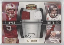 2008 Donruss Gridiron Gear Player Timeline Combo Jerseys 68/100 Jeff Garcia 0q3