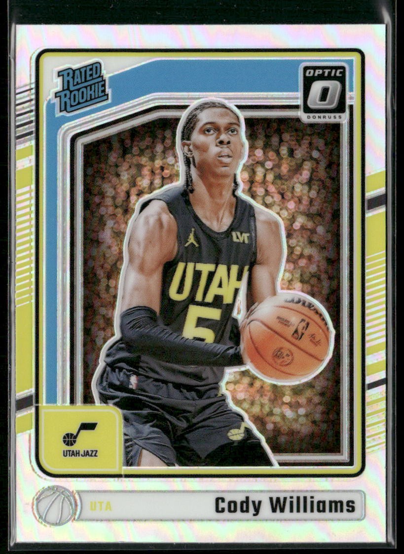Cody Williams 2024-25 Donruss Optic Holo #298 RC