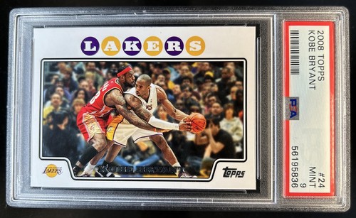2008-09 Topps Kobe Bryant #24 Lakers PSA 9