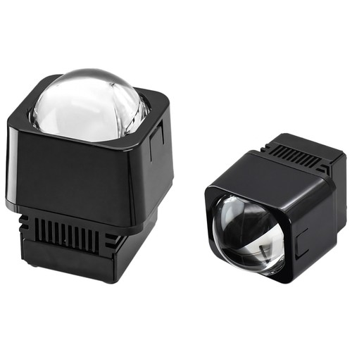 2pcs 1.5inch Mini LED Projector Lens Car Headlights Motorcycle Driving Light LVE - Picture 7 of 14