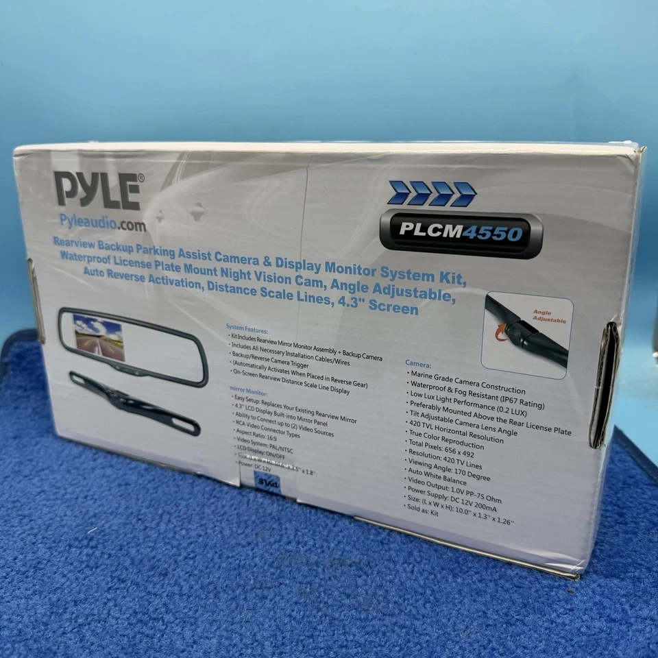 Pyle PLCM4550  Rearview Backup Parking Assist Camera & Monitor - Image 2 of 3