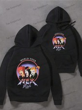 Men'S Casual 360g Hoodie with Double-Sided Print, Kangaroo Pocket  Drawstring -