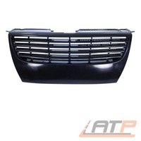 Sportgrill FÜR VW Passat 3C KÜHlergrill Schwarz Ohne Emblem Grill Frontgrill