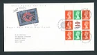 1991 GB Alias Agatha Christie DX12 Booklet Pane FDC. Maple, Cheshire. SG x1016m