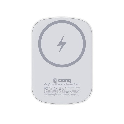 Crong MagSpot Externer Akku - Ultradünner Kabelloser Externer Akku mit... - Bild 5 von 11
