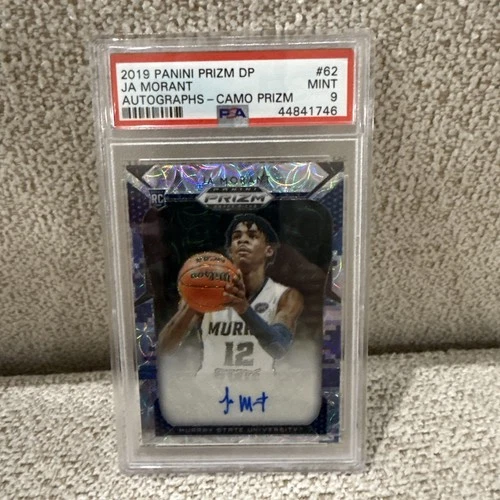 2019-20 Panini Prizm Draft Picks - Ja Morant #62 Rookie Digital Camo /25 PSA 9