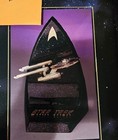 STAR TREK USS ENTERPRISE NCC 1701 GOLDEN LIMITED EDITION. MINT CONDITION. RARE — photo 4
