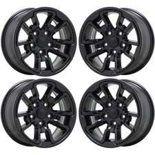 17 Dodge Ram 1500 Rebel Satin Black Wheels Rims Factory Set 2553 2614 Exchange