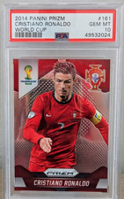 Panini 2014 Prizm World Cup Cristiano Ronaldo #161 PSA 10 Portugal 🔥🔥🔥🔥