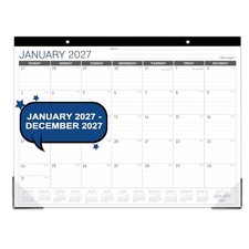 2027 Desk Calendar - Desk Calendar 2027, Jan. - Dec. 2027, 14.6" x 11.5"