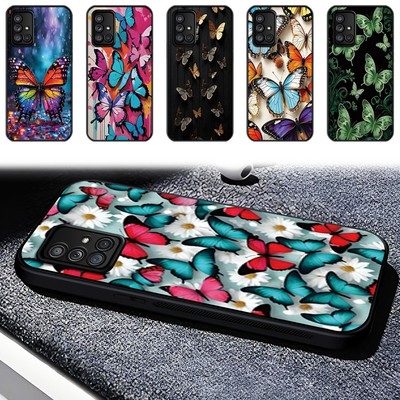 Bedruckte matte Schutzhülle passend für Samsung Galaxy A21/A22/A34/A35/A40/A51/A55/A71 Handy