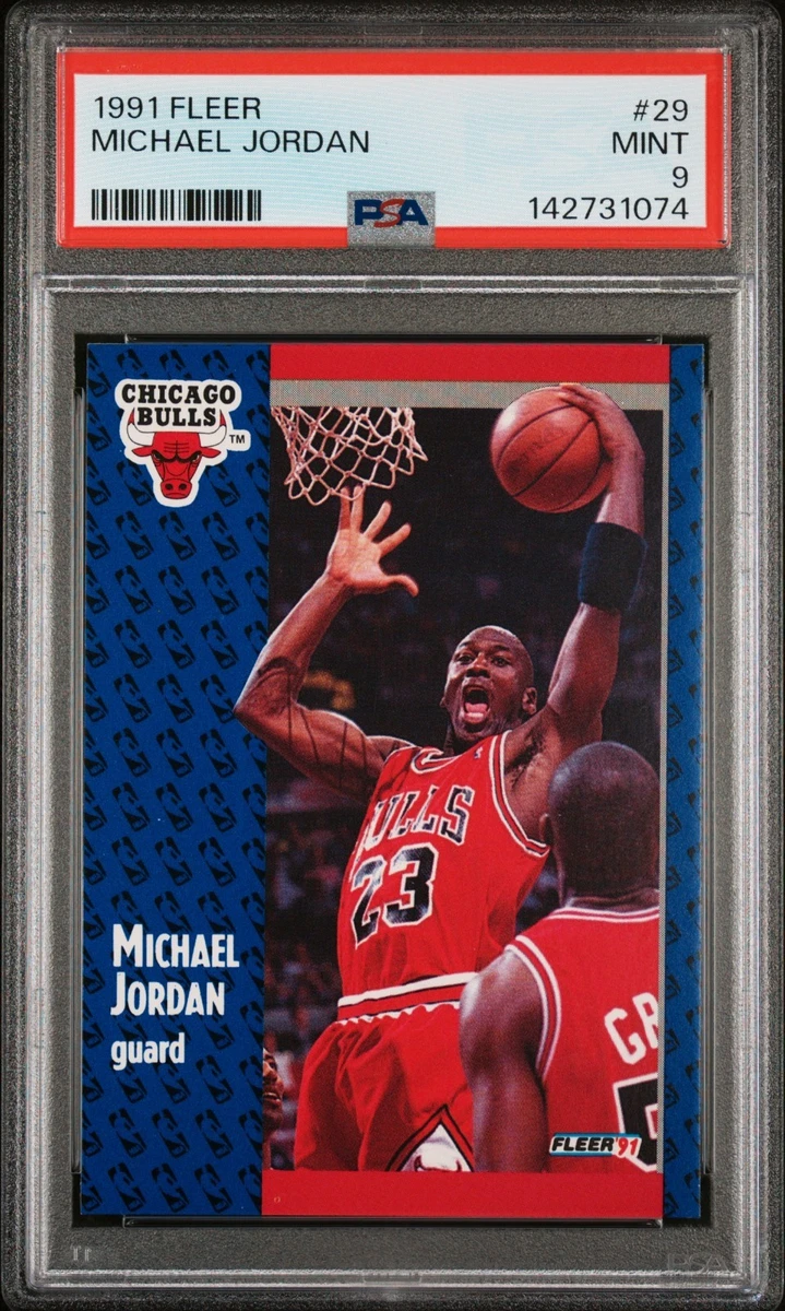 Fleer Michael Jordan 9 Graded Basketball Sports Trading Cards