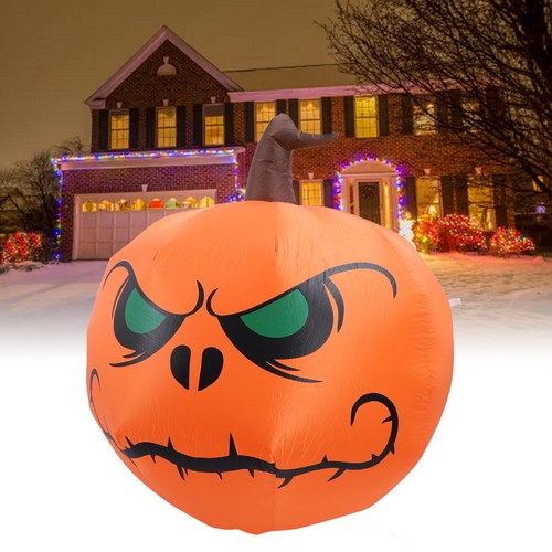 (3.9ft US Plug 100‑240V)Halloween Inflatables Pumpkin Green Eyes Built In . - Picture 21 of 22