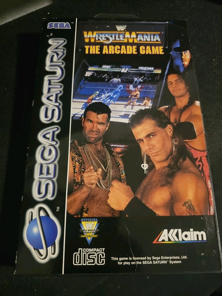 SEGA Saturn - WWF Wrestlemania: The Arcade Game - PAL - OVP komplett -NEU - Bild 3 von 4