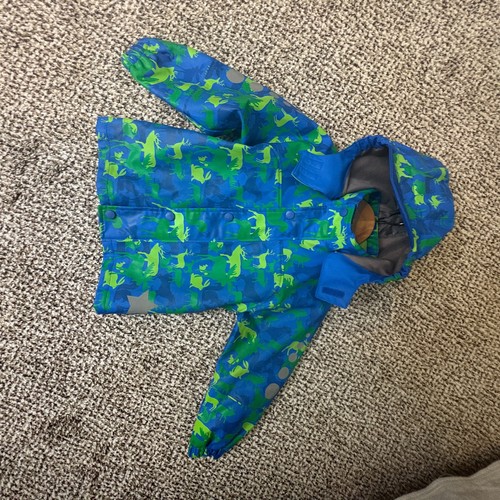 Reflex Jacket Youth 98 Waterproof Hooded Animal Print Scandinavian Kids Outerwea - Picture 7 of 15