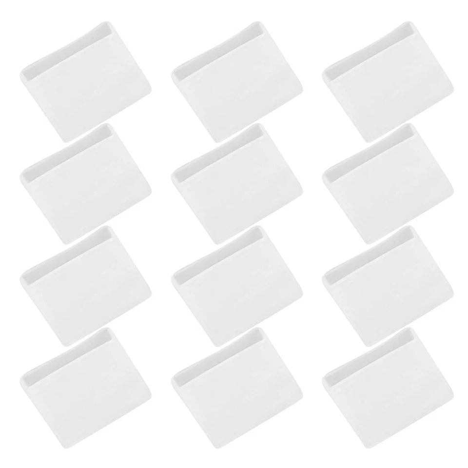  50 pezzi di impugnature in silicone trasparente per grucce, strisce antiscivolo - Immagine 2 di 4