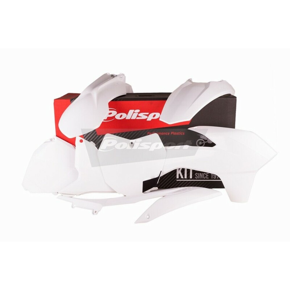 Polisport Plastic Kit KTM White 90639 For Motorcycle Spare Parts Moped