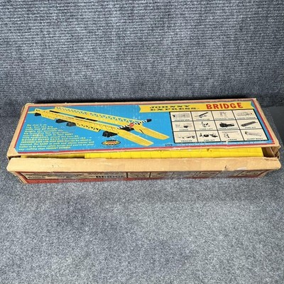 Vintage Topper Toys Johnny Express Bridge 6157 Yellow Set W Box Instructions