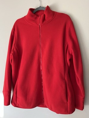 Old Navy 2X Performance Fleece Full Zip Red
