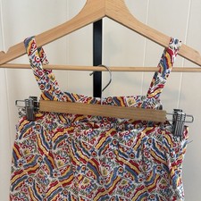 Polo Ralph Lauren Riviera Print Resortwear Prep 2 Pc Top Short Set Girls 14 NWT