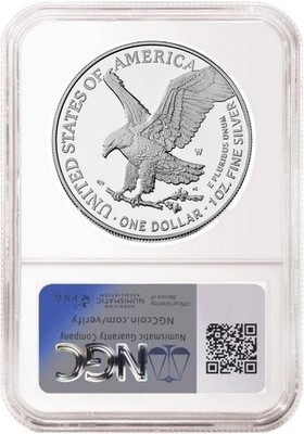 2026 W 250th Anniversary Proof Silver Eagle NGC PF 69 UC, Brown