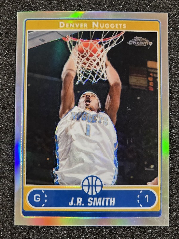 2006-07 Topps Chrome Refractor #126 J.R. Smith  Denver Nuggets 